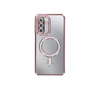 Avizar Coque pour Galaxy A17 Compatible avec Contour Strassé Rose