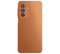Coque pour Galaxy A17 en Silicone Souple avec Renfort Bloc Caméra Marron