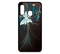 Coque Pour Galaxy A20e - Butterfly Vector Art - Noir