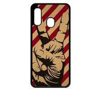 Coque Pour Galaxy A20e - Pop Art Victory - Noir