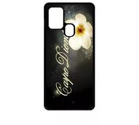 Coque Pour Galaxy A21s - Carpe Diem Fleur - Noir