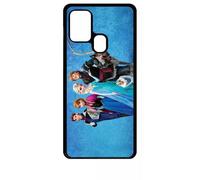 Coque Pour Galaxy A21s - Frozen Reine Des Neiges - Noir