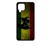 Coque Pour Galaxy A22 - Listen To Bob Marley - Noir