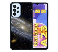 Coque Pour Galaxy A23 - Andromède - Silicone - Noir