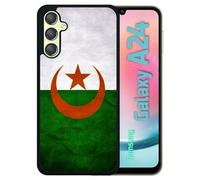 Coque Pour Galaxy A24 - Drapeau Algérie - Silicone - Noir