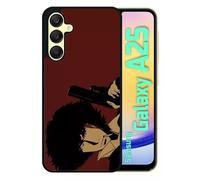 Coque Pour Galaxy A25 - Cowboy Bebop Spike Spiegel - Silicone - Noir