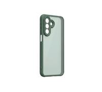 Coque pour Galaxy A27 avec Dos Givré et Contours Renforcés Antichoc Vert