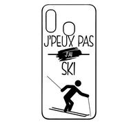 Coque Pour Galaxy A30 - J Peux Pas J Ai Ski 1 - Noir