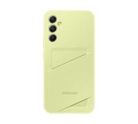 Coque pour Galaxy A34 5G, Porte-cartes Chargement Sans Fil citron
