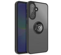 Coque pour Galaxy A37 avec Support Anneau et Fixation Magnétique Noir