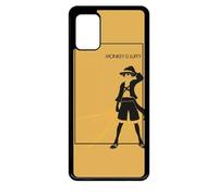 Coque Pour Galaxy A51 - One Piece Monkey D Luffy - Noir