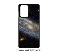 Coque Pour Galaxy A52 - Andromède - Noir