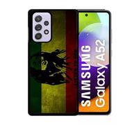 Coque Pour Galaxy A52 - Listen To Bob Marley - Noir