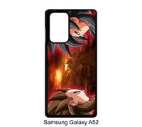 Coque Pour Galaxy A52 - San Guko Vs Vegeta - Noir