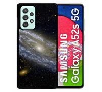 Coque Pour Galaxy A52s 5g - Andromède - Silicone - Noir