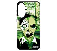 Coque Pour Galaxy A56 5g Silicone Zombie Portable Effrayant Rigide Fin Du Monde Squelette Vert Spectre Original Halloween Ruine Pour Samsung