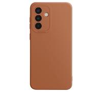 Coque pour Galaxy A56 en Silicone Souple avec Renfort Bloc Caméra Marron