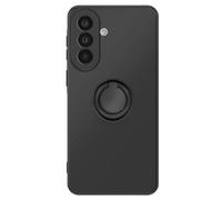 Avizar Coque pour Galaxy A57 Soft-Touch avec Bague de Support Magnétique Noir