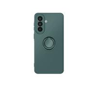 Coque pour Galaxy A57 Soft-Touch avec Bague de Support Magnétique Vert