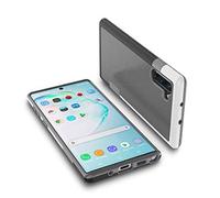 Coque pour Galaxy Note 10, Jylly Absorption des Chocs Antidapante Robuste en TPU Souple Coque de Protection Rigide en Polycarbonate pour Samsung Galaxy Note 10 Gris Clair