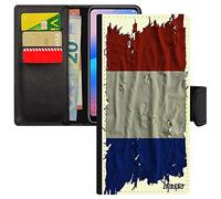 Coque pour Galaxy S10 Plus Drapeau France français Tricolore Etui PU Bleu Blanc Rouge Euro Foot Football Case Made in France pour Samsung