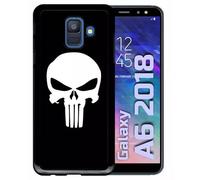 Coque Pour Galaxy S10e - Tête De Mort Sur Fond Noir - Noir