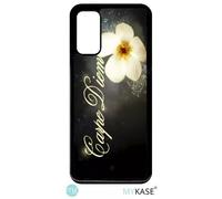 Coque Pour Galaxy S20 - Carpe Diem Fleur - Noir