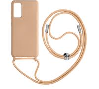 Avizar Coque pour Galaxy S20 FE Semi-Rigide Soft-Touch avec Cordon Tour de Cou