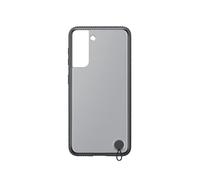 Samsung Coque arrière pour Galaxy S21 Semi-rigide silicone toucher doux Noir Original
