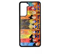Coque Pour Galaxy S21 - Dbz Sangoku Le Chemin Du Guerrier Saiyan - Noir