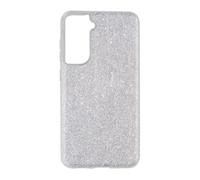 Coque pour Samsung Galaxy S21 FE Design Paillette Amovible Silicone argent