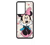 Coque Pour Galaxy S21 Ultra - Disney Minnie Love - Noir