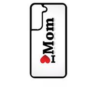 Coque Pour Galaxy S22 5g - I Love You Mom - Silicone - Noir