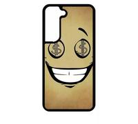 Coque Pour Galaxy S22 5g - Smiley Cupide Dollars - Silicone - Noir