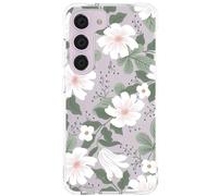 Coque pour Galaxy S23 Antichocs avec Motif Floral Willow Rifle Paper Vert
