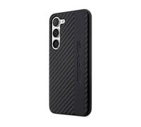 Coque pour Galaxy S23 Design Luxueux à Effet Carbone Noir