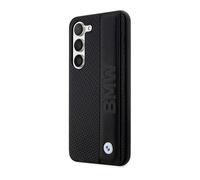 CG Mobile Housse pour Galaxy S23 BMW Texturée & Stripe Hardcase Noir