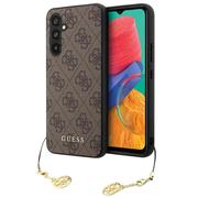 Coque pour Galaxy S23 FE Antichocs avec Motif 4G et Breloque Décorative Marron