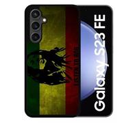 Coque Pour Galaxy S23 Fe - Listen To Bob Marley - Silicone - Noir