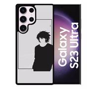 Coque Pour Galaxy S23 Ultra - Death Note L - Silicone - Noir