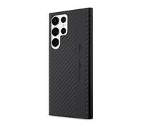 Coque pour Galaxy S23 Ultra Design Luxueux à Effet Carbone Noir