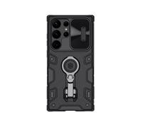 Nillkin CamShield Armor Pro Case Cover pour Samsung Galaxy S23 Ultra Armor Cover avec protection pour appareil photo anneau support noir
