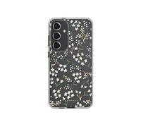 Coque pour Galaxy S24 Plus Antibactérienne avec Motif Petites Fleurs Rifle Paper Transparent