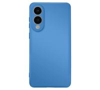 Coque pour Galaxy S25 Edge Soft-Touch en Silicone Semi-Rigide Bleu