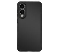 Coque pour Galaxy S25 Edge Soft-Touch en Silicone Semi-Rigide Noir