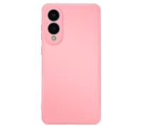 Coque pour Galaxy S25 Edge Soft-Touch en Silicone Semi-Rigide Rose