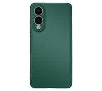Avizar Coque pour Galaxy S25 Edge Soft-Touch en Silicone Semi-Rigide Vert