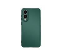 Avizar Coque pour Galaxy S25 Edge Soft-Touch en Silicone Semi-Rigide Vert