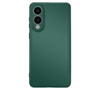 Coque pour Galaxy S25 Edge Soft-Touch en Silicone Semi-Rigide Vert