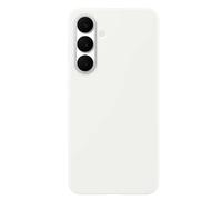 Samsung Coque en silicone Galaxy S25 FE – 1,5 mm, doublure microfibre, anti-jaunissement – Blanc